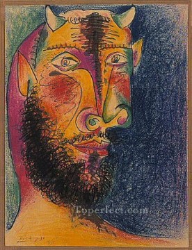 Cabeza de Minotauro 1958 Pablo Picasso Pinturas al óleo